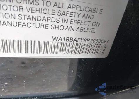 2024 Audi Q5 Premium Plus 40 Tfsi Quattro S Tronic from USA, damaged, VIN WA1BBAFY8R2068693